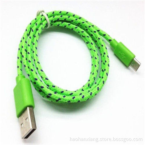 Mobile data braided wire for Samsung mobile phone